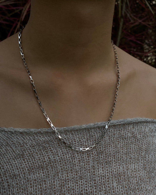 Long Box Chain Necklace – 28MM Studios