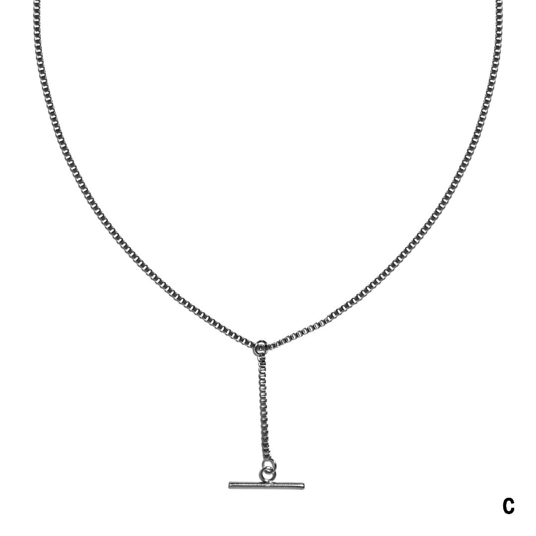 Pendant Box Chain Necklace – 28MM Studios - Main Image