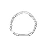 Classic Curb Bracelet with Plate
