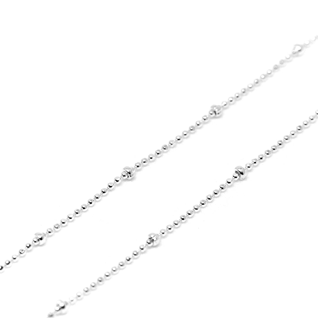 Diamond cut beaded on sale chain